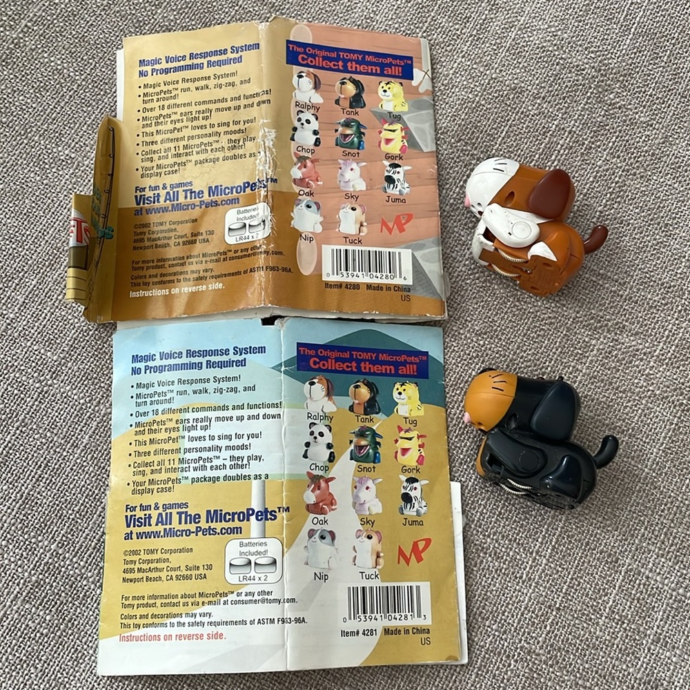 MicroPets Ralphy and Tank Interactive Toys - Picture 4 of 4